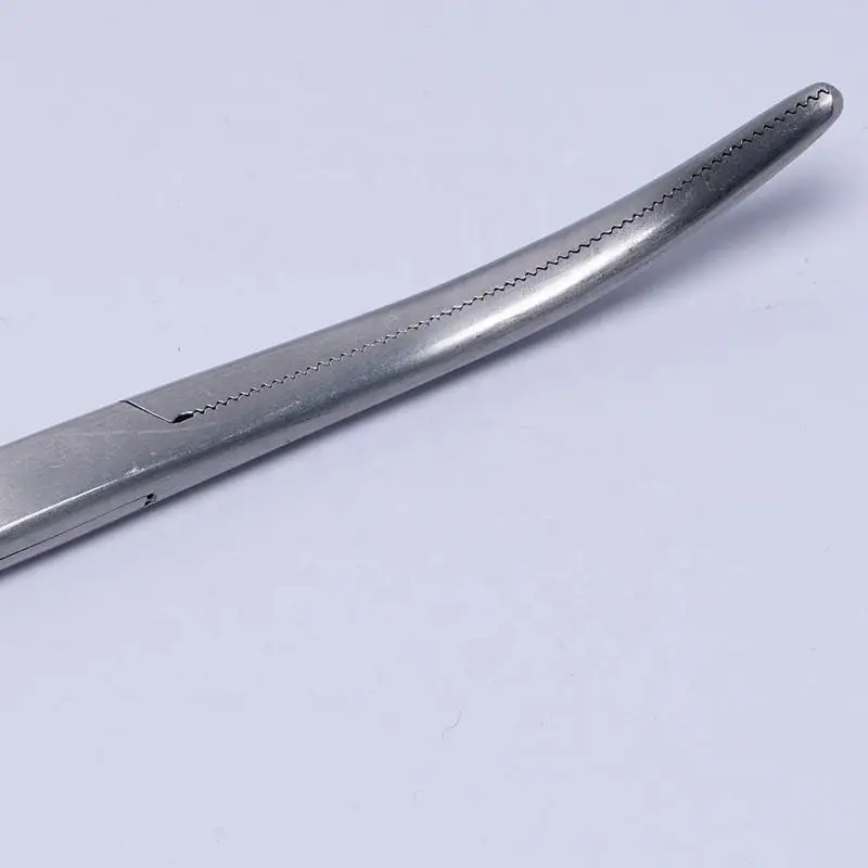 Wholesale Stainless Steel Fishing Tools Forceps 7' Fishing Forceps Hemostat for Removing Hook from Fish Straight & Curved