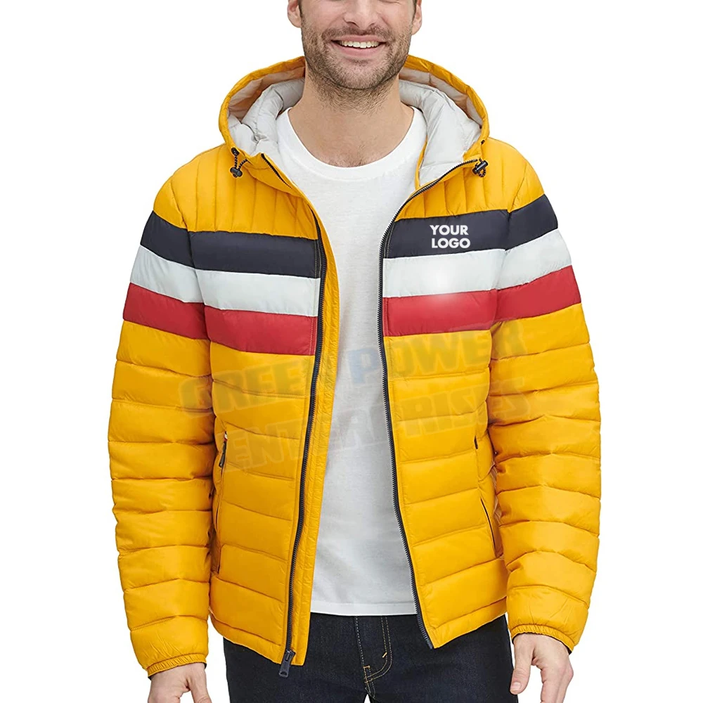 2022 design down winter puffer down jacket plus size cotton padded puffer thicken cotton men multi color zipper puffer down jack