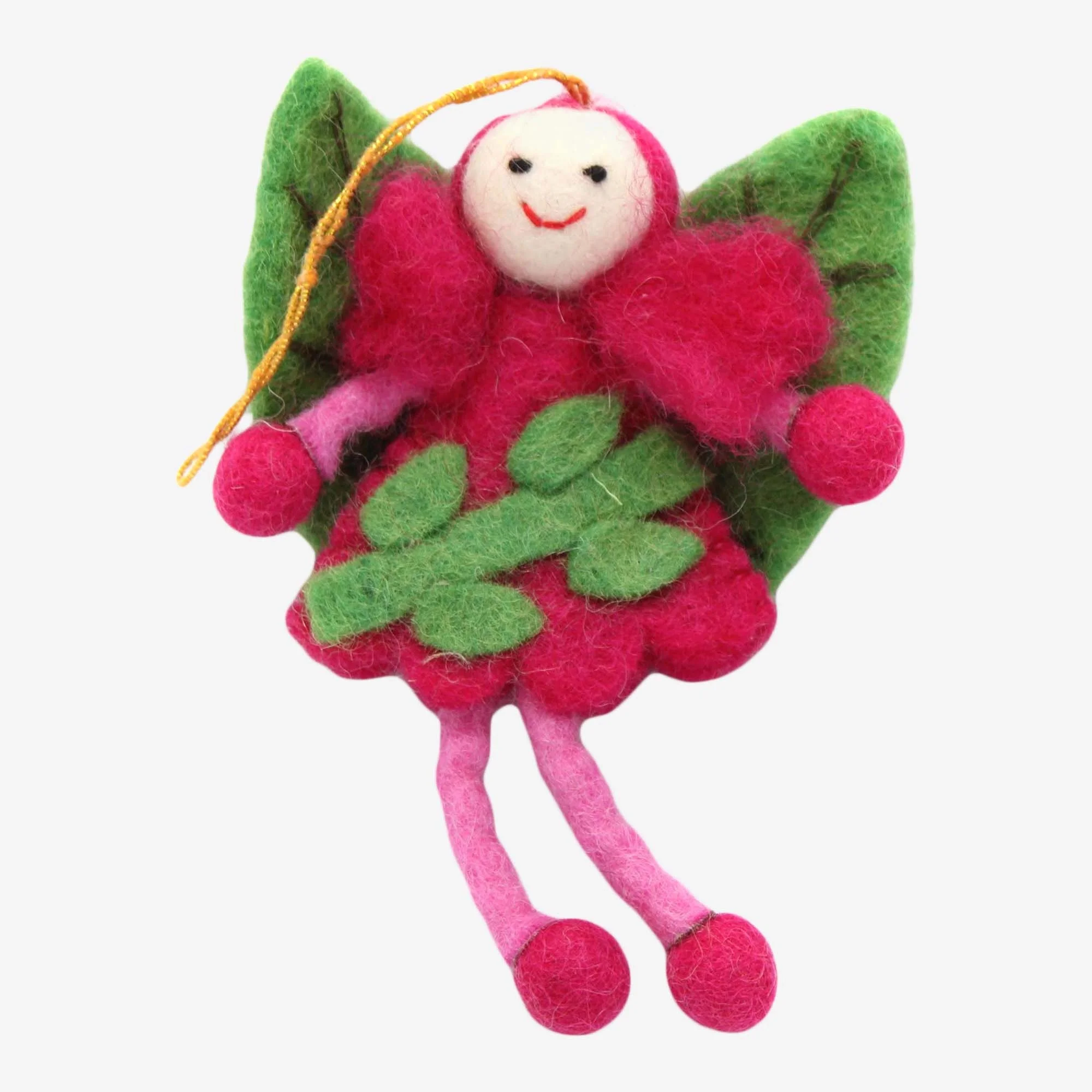 Handmade felt fairy toy garden playhouse made in Nepal wool felt fairy | 100% Handmade New-Zealand Felt Wool Decoration Crafts
