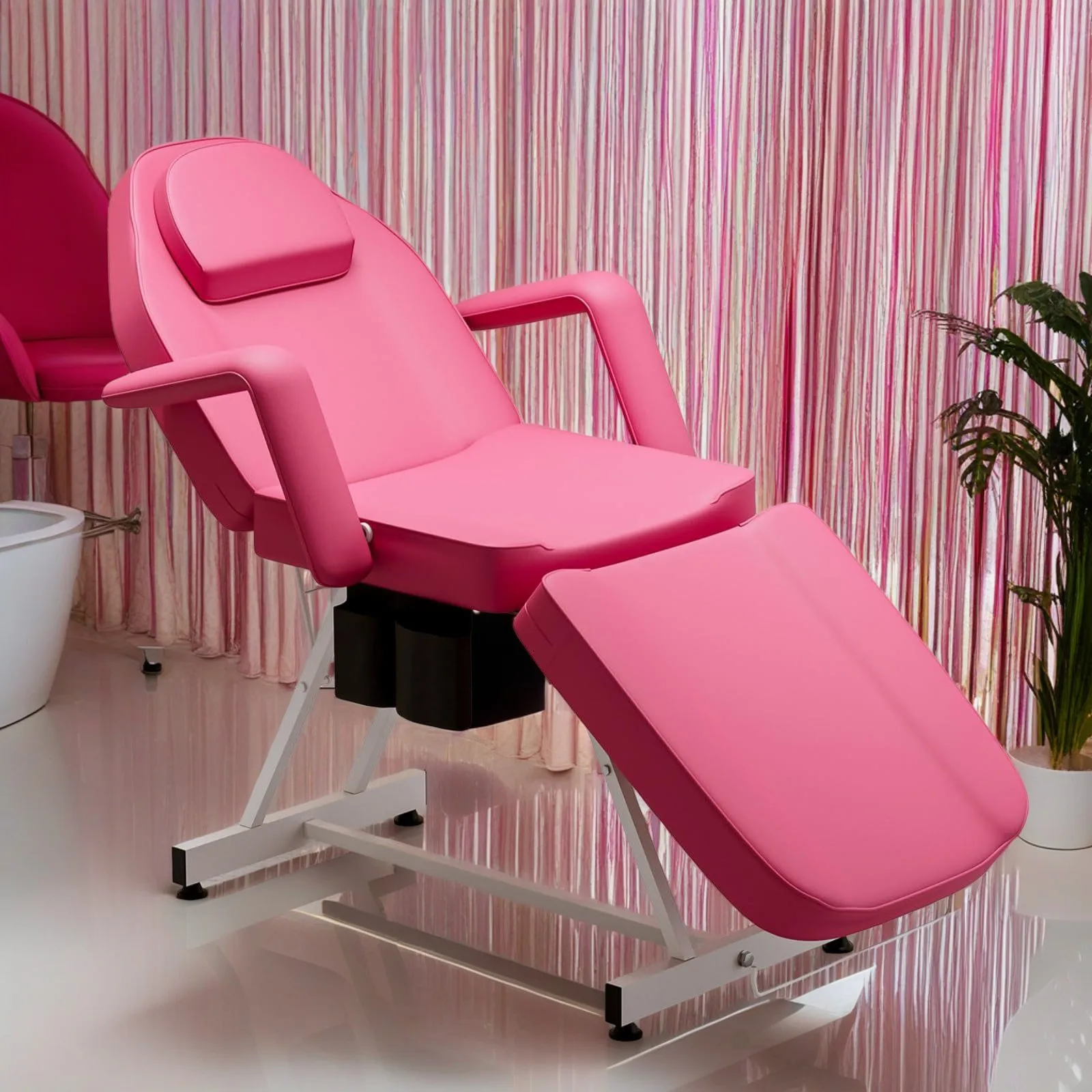 Wholesale Hot Sale Beauty Salon Shop Equipment Adjustable Portable Leather Massage Table