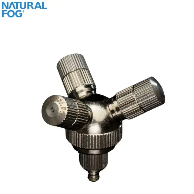 Taiwan Natural Fog B2B Landscaping Brass Mist Nozzle Fogging Cluster