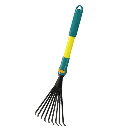 Durable Grass Rake for Efficient Lawn Care Heavy-Duty Rake for Clearing Leaves and Debris