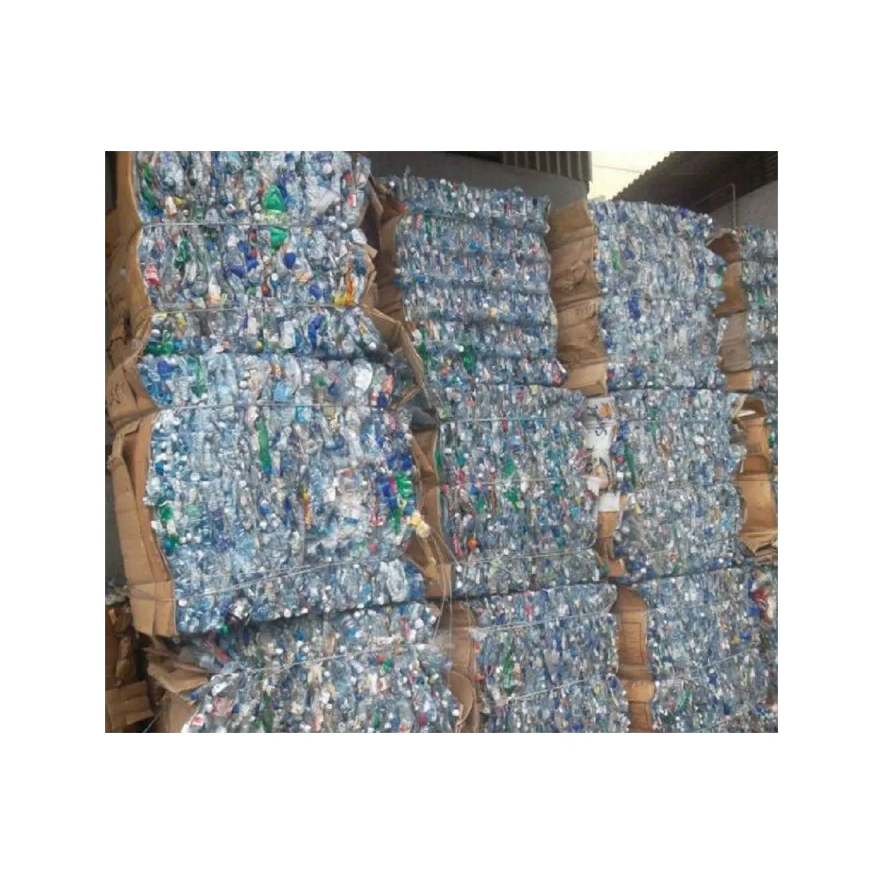 PET flakes white / recycled PET Resin
