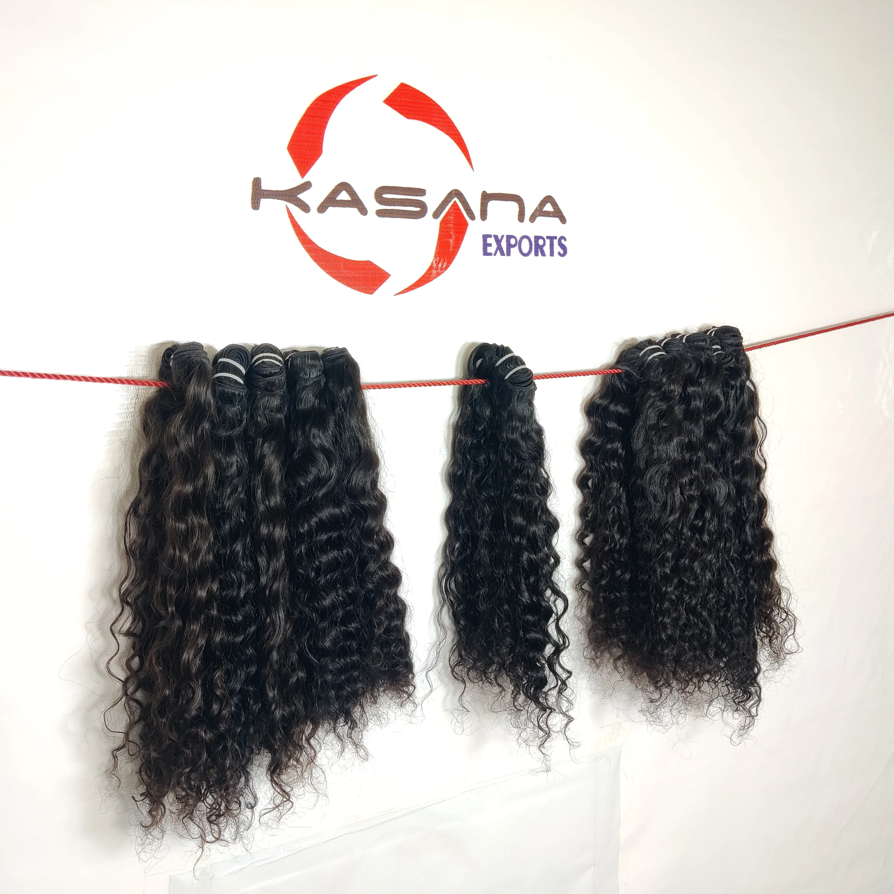 Curly Malaysian cuticle aligned natural color hair black women machine double weft genius weft human hair