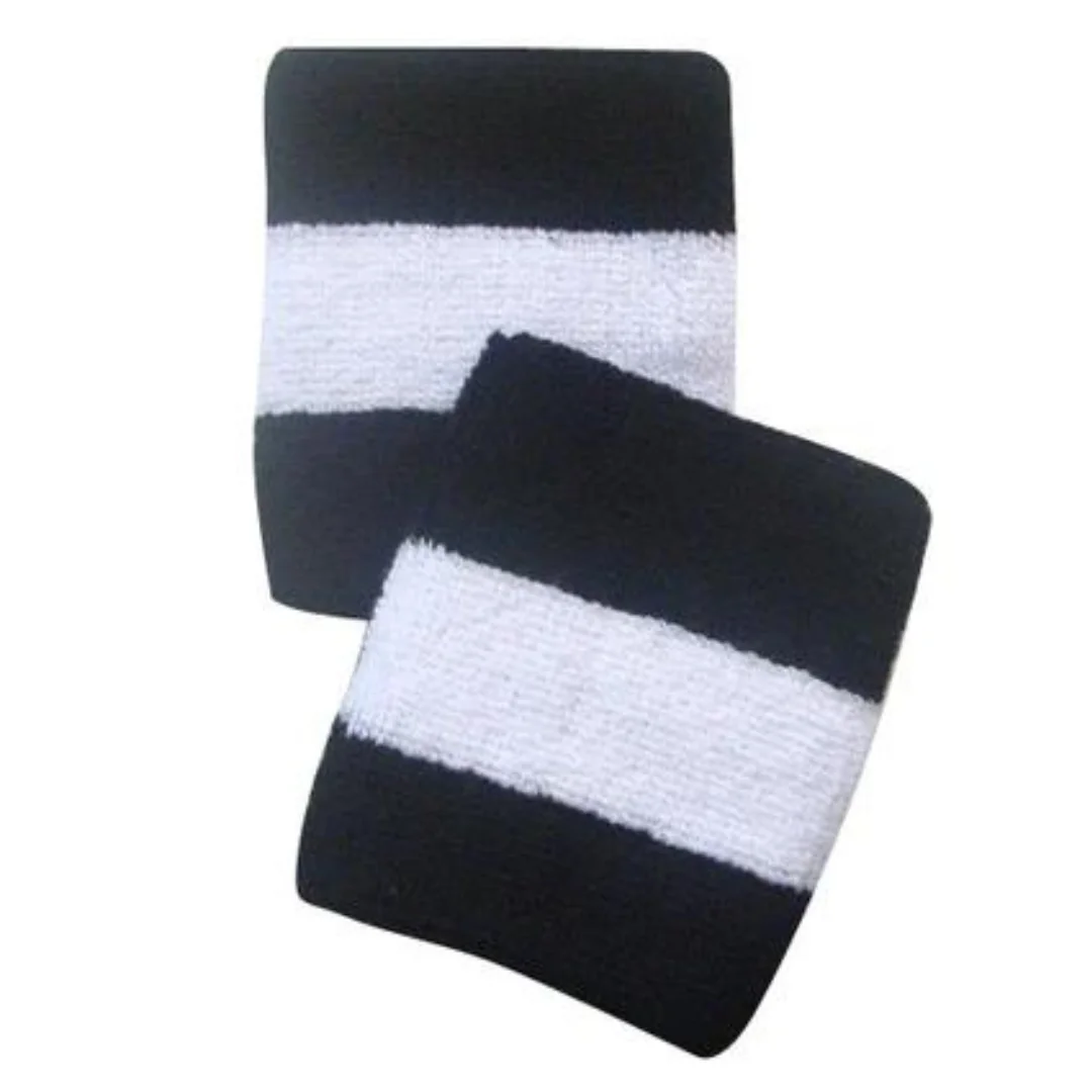 Cheap Customized Logo Wristband Cotton Sport Athletic Sweatbands Tennis Wristbands Football