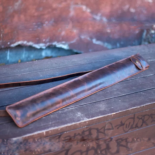 Customized Leather Snooker Cue Case Billiard Cue Case for Protection and Storage