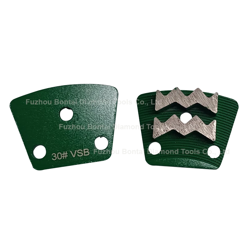 READY STOCK abrasive grinding discs with zigzag diamond segments block to prepare the concrete stone floor asl diamond tools