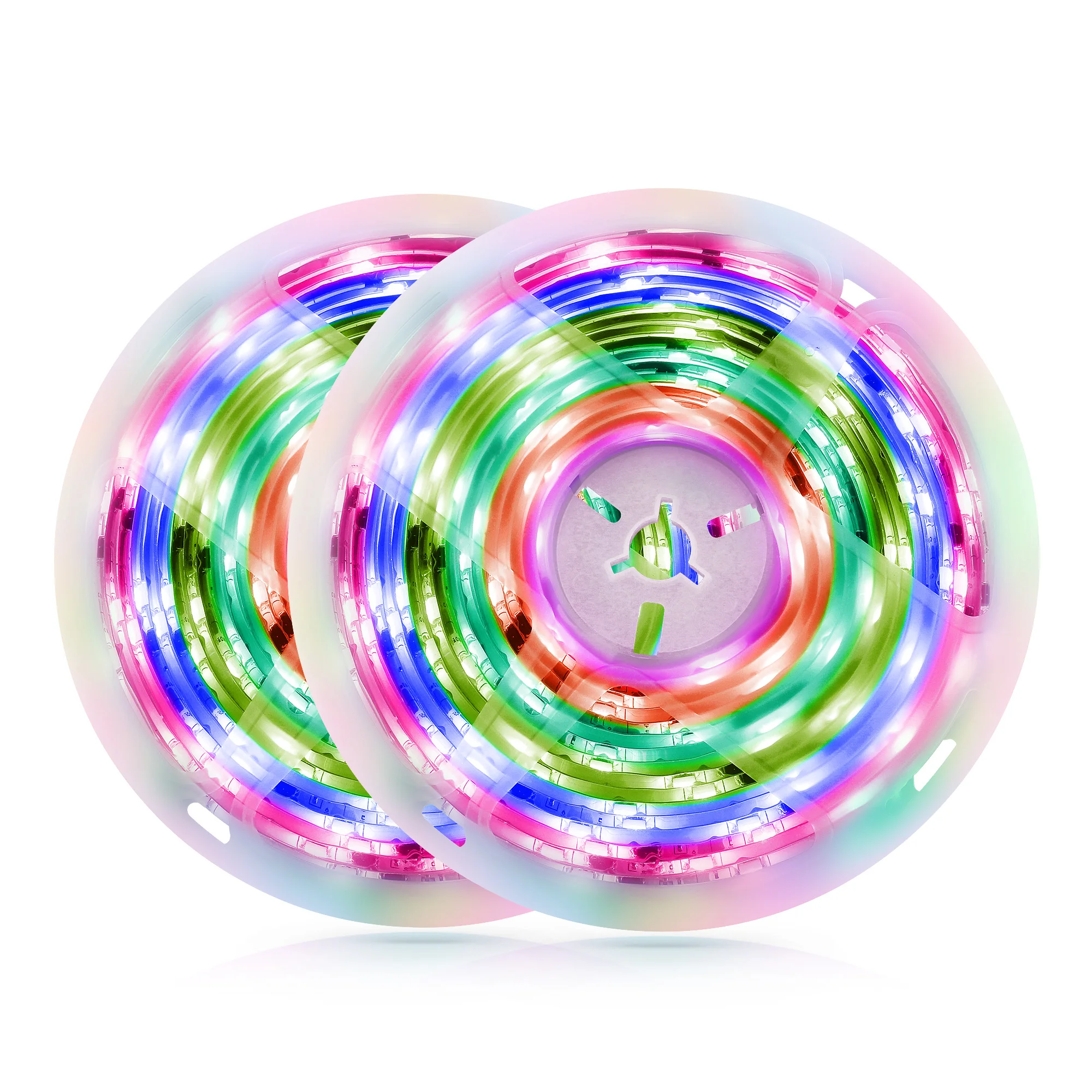 Factory Direct Tuya Smart App WIFI Control DC12V 5050 RGBIC Flexible LED Light Strip 5M Ribbon Colors Changing IP65 PST-RGBIC10M