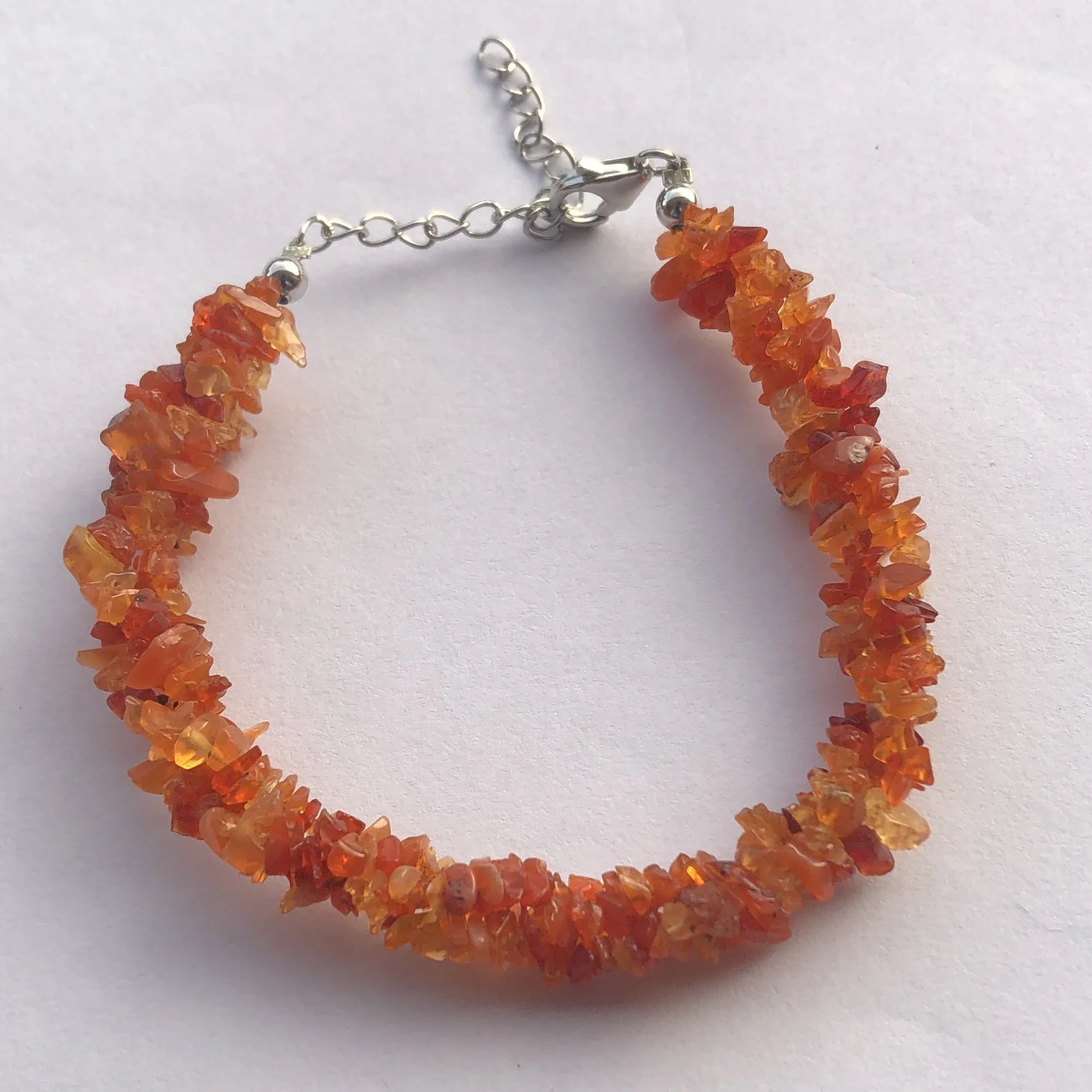 925 стерлингового серебра мексиканский огненный опал Неразрезанные чипсы витой драгоценный камень браслет ювелирные изделия производитель онлайн-поставщик купить сейчас