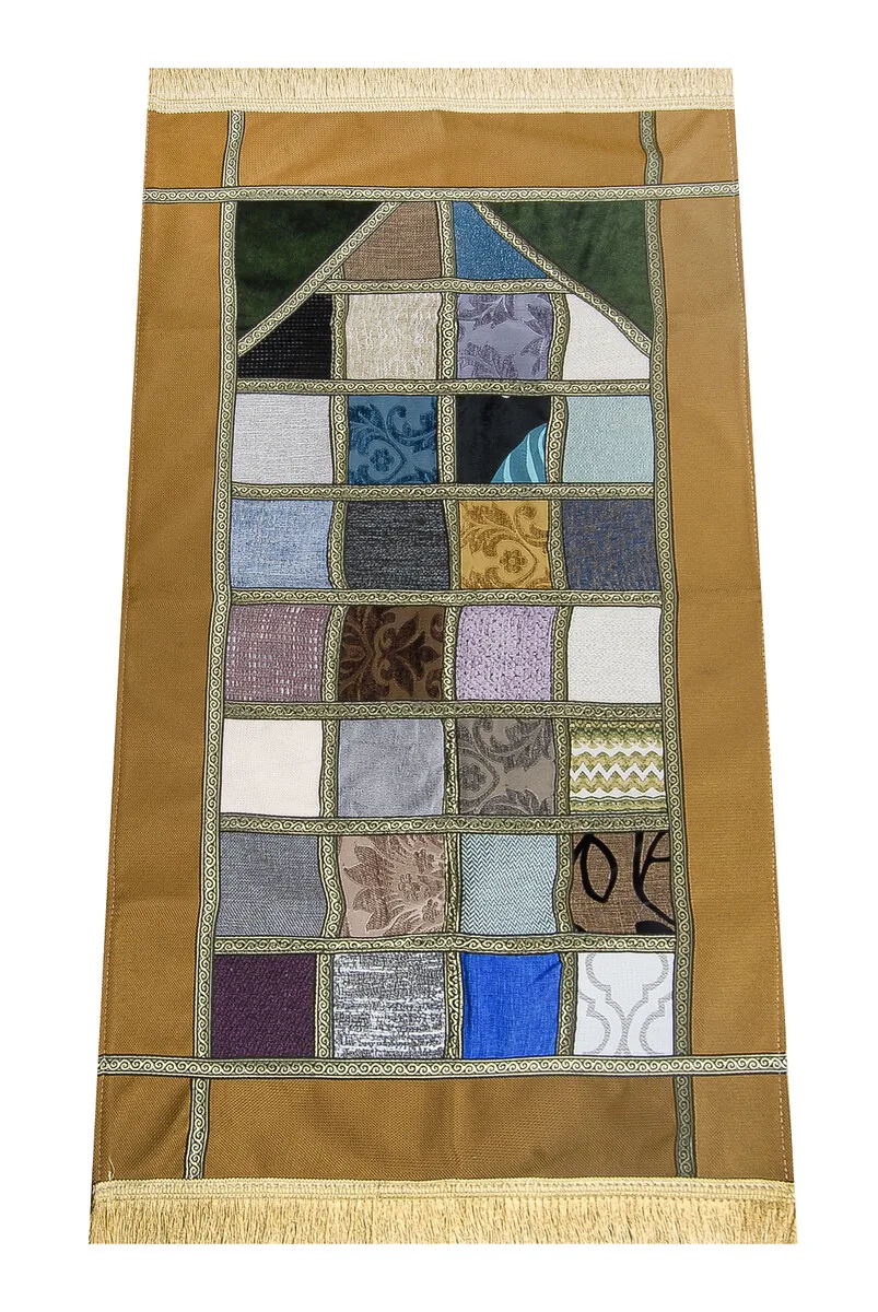 Молитвенный коврик мусульманский для молитвы традиционный исламский аксессуар высокого качества Sajjadah Роскошная качественная ткань 730 грамм 70*122 см