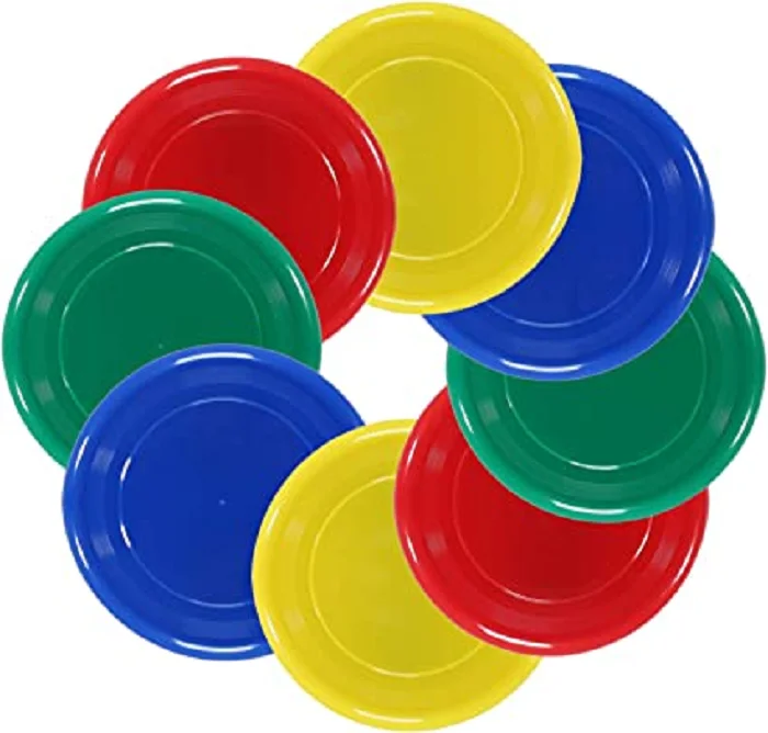 Best Quality Round Shape Flying Disc made from Injection-molded Plastic Not-slip Soft Silicone Kids Toy Colorful Flying Disc