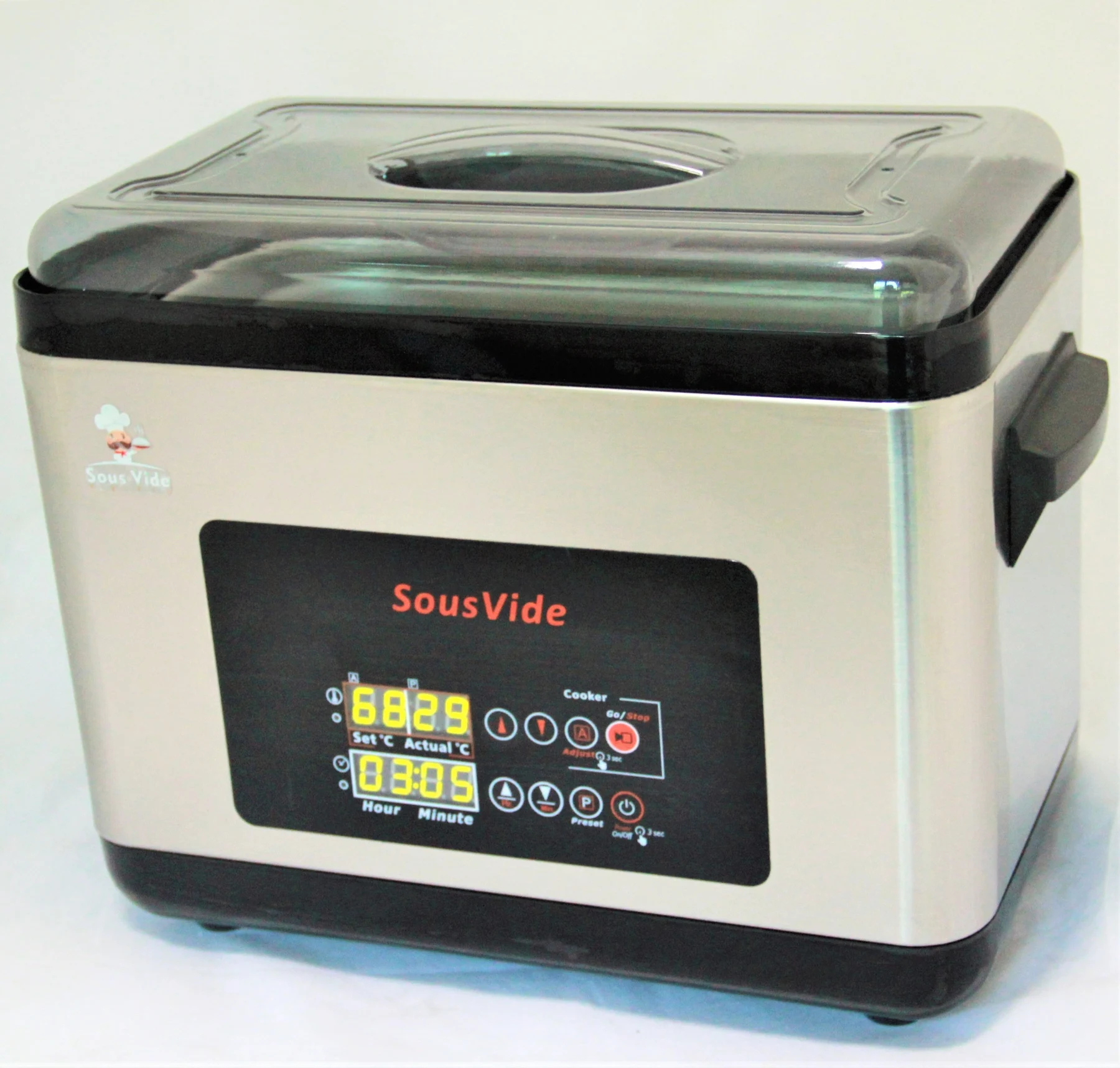 Slow cook container all area Even and Precise heated durable using easy operation easy clean 6L premium outlook Sous Vide cooker