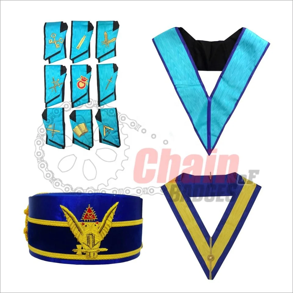 Высококачественные ленты Regalia Masonic в соответствии с индивидуальным муаровым поясом