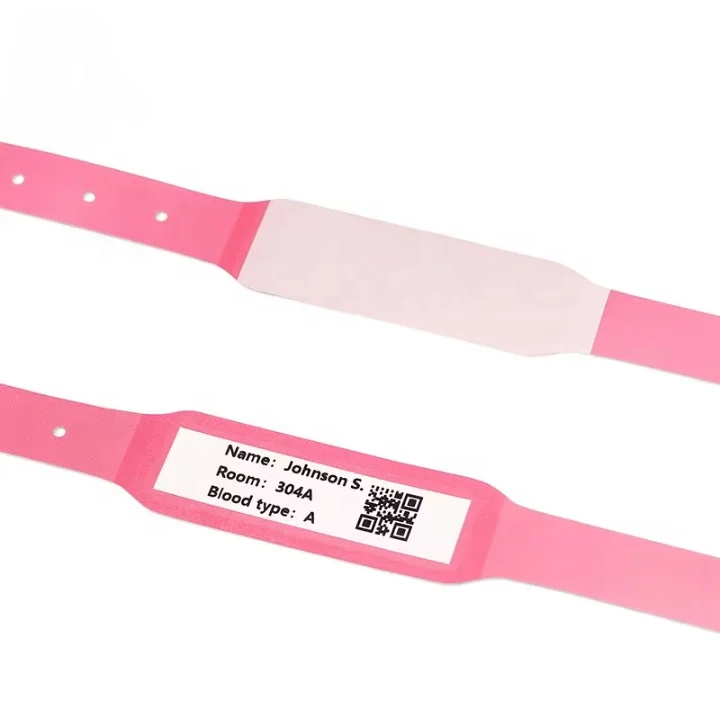 Custom Party Paper Wristbands Synthetic Paper Bracelet Hospital Patient id Wristbands Promotional Wrist Band