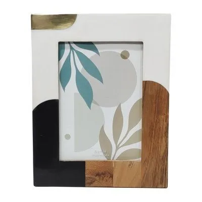 2024 Best Quality Product for Wedding Use Home Decor Hot Sell Wood & Resin Photo Frame Wedding Gifted Table Top