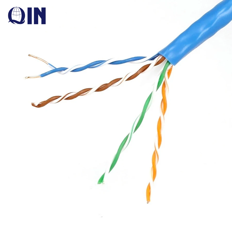 AWP Factory lowest price Bare Copper network cable 2/4pairs 24awg UTP Cat6 cable 305m wholesale