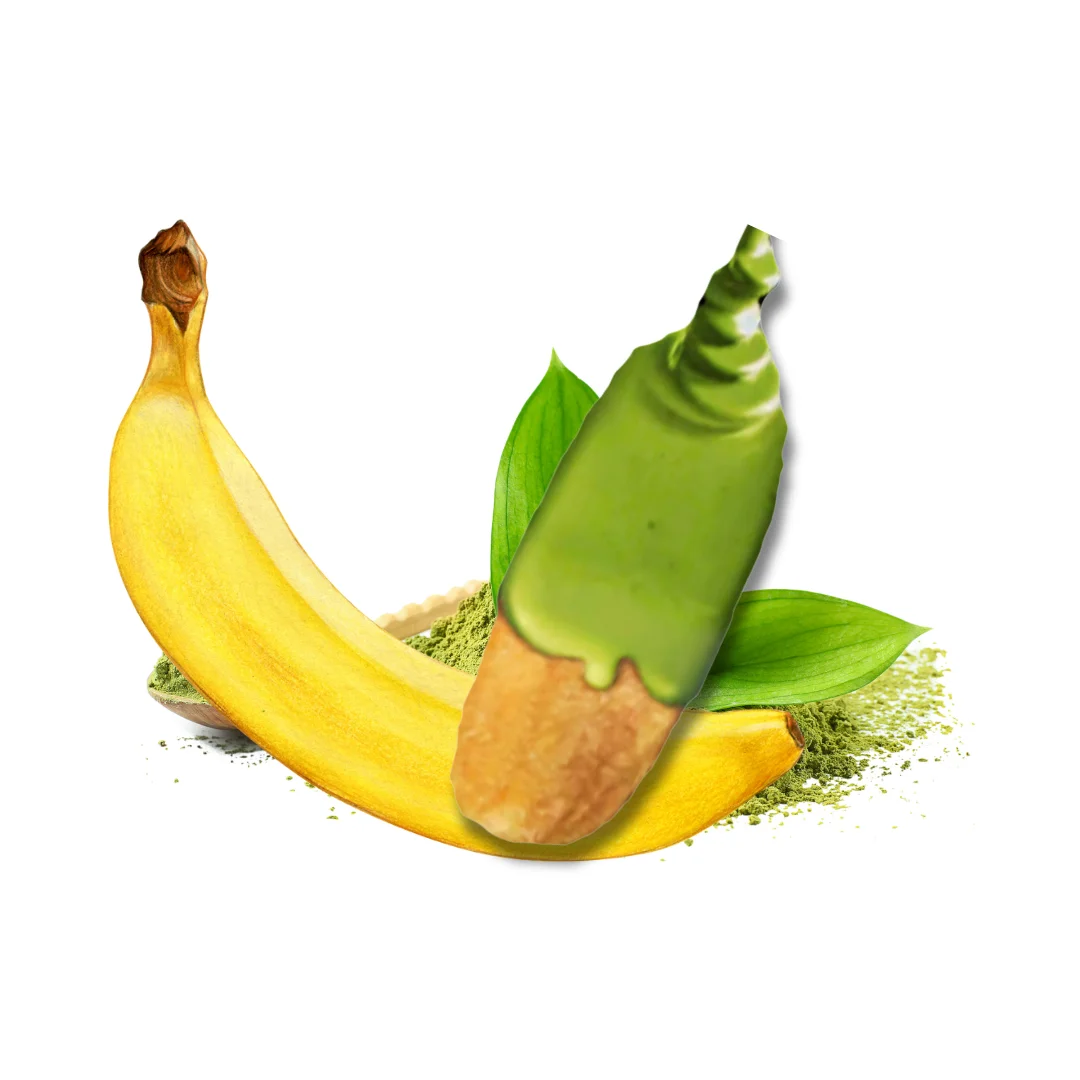 AjntaiZen Best quality Solar Dried Green Golden Yellow Cavendish Banana Dipped Coating Matcha Tea of Thailand  Fruitful  Zain