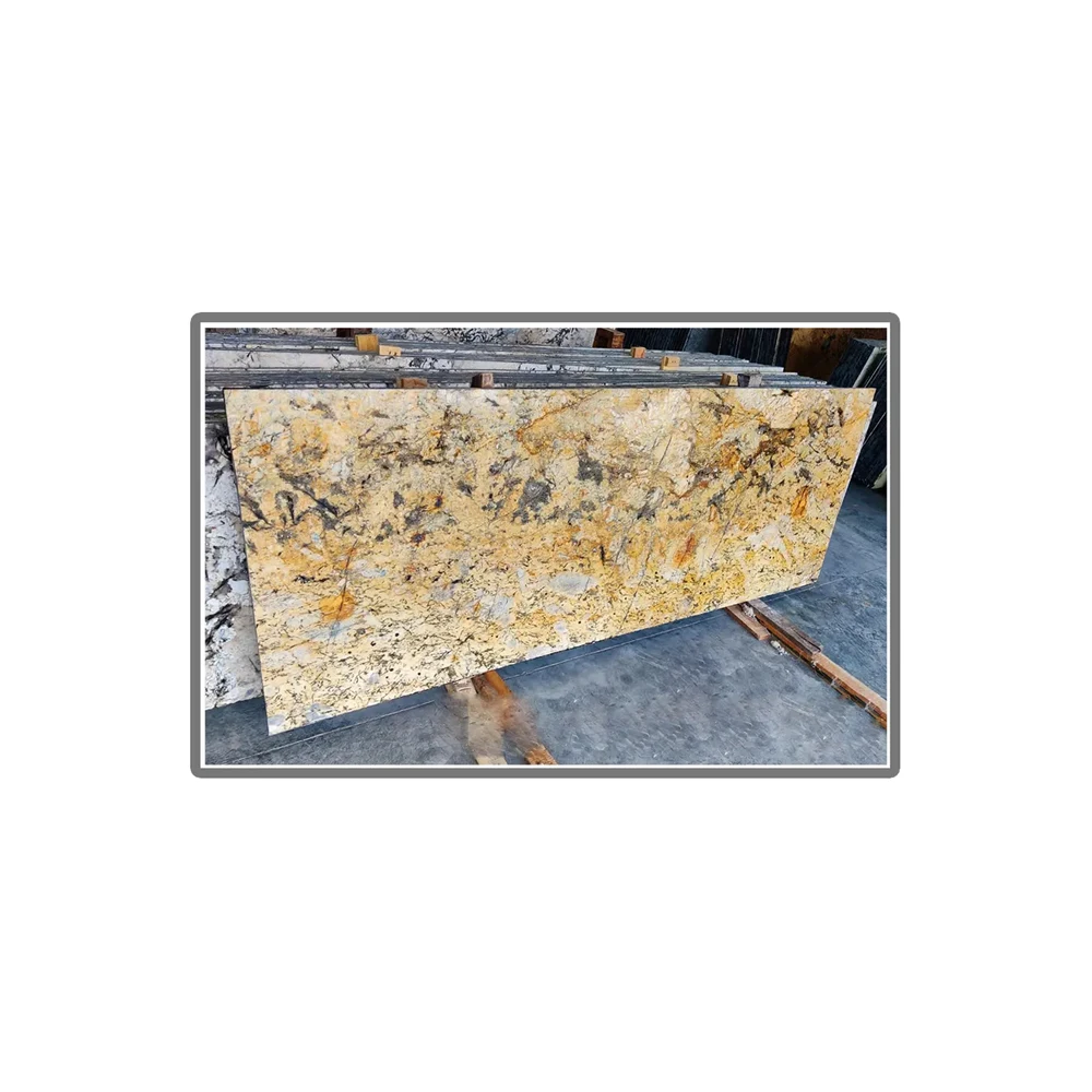 High Quality Polished Natural Custom Made Felix Gold Granite Marble Indian Bulk Wholesale Supplier