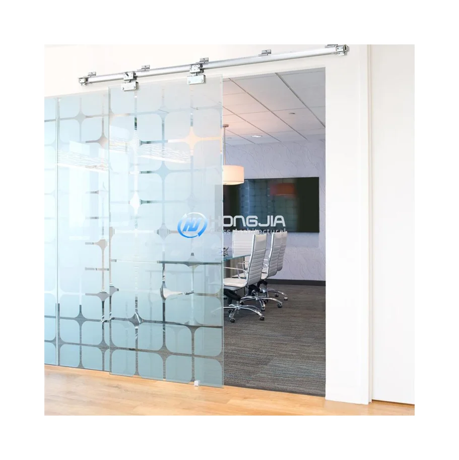 CE tempered glass sliding door glass large sliding glass doors