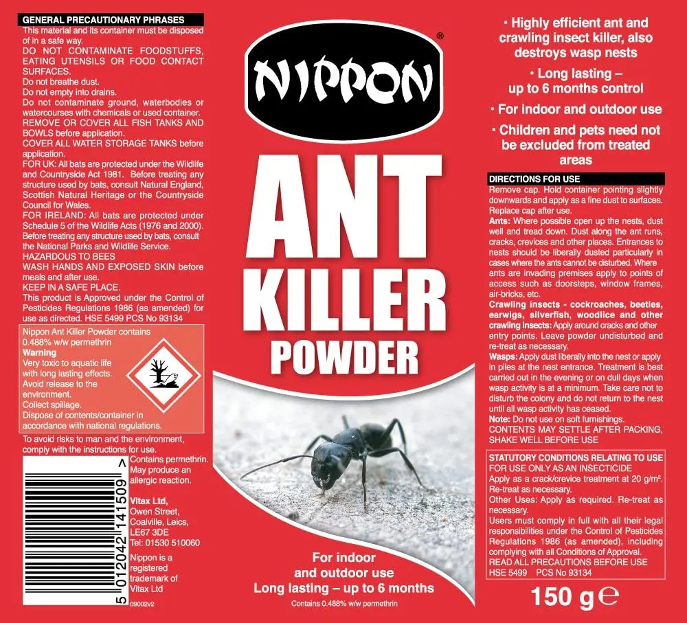 Ant Killer Powder Ready To Use Indoor and Outdoor Insect Killer Powder Kills Ants and other crawling insects