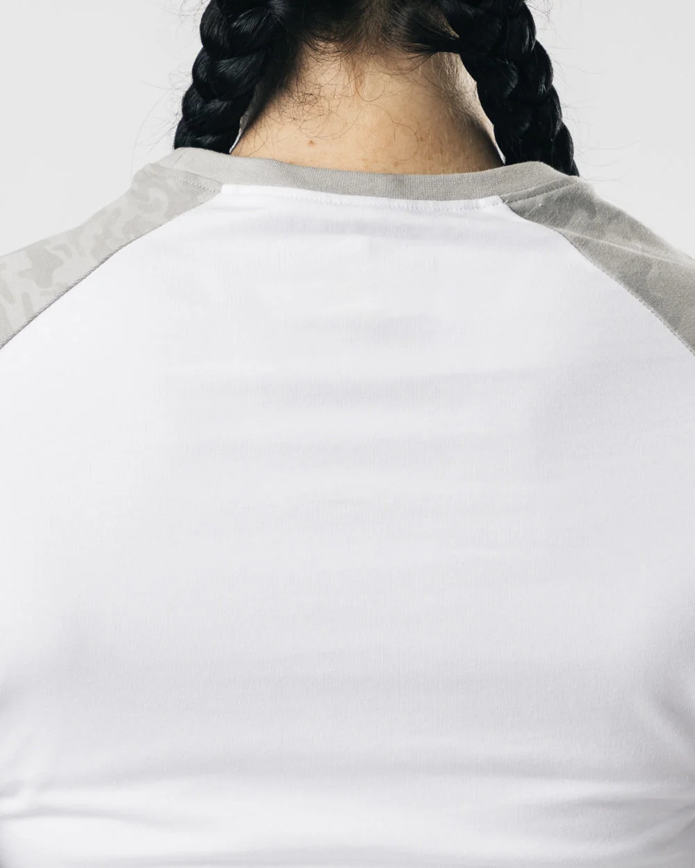 Custom Womens 3/4 Length Sleeve T-Shirt Blank Scoop Neck Tee Cottonplain Raglan Baseball T Shirt Women