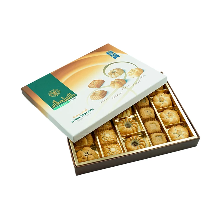 Top Level High Grade Mixed Maamoul Ajweh International Sweets 500gm Box Mini Products Oriental Snacks