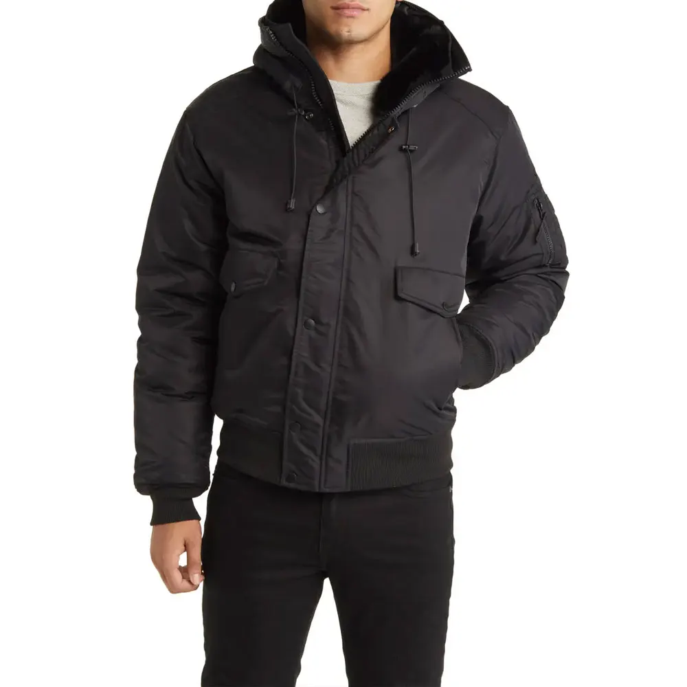 Оптовая продажа OEM легкие теплые удобные длинные пальто с логотипом под заказ для мужчин Новое поступление мужских длинных меховым