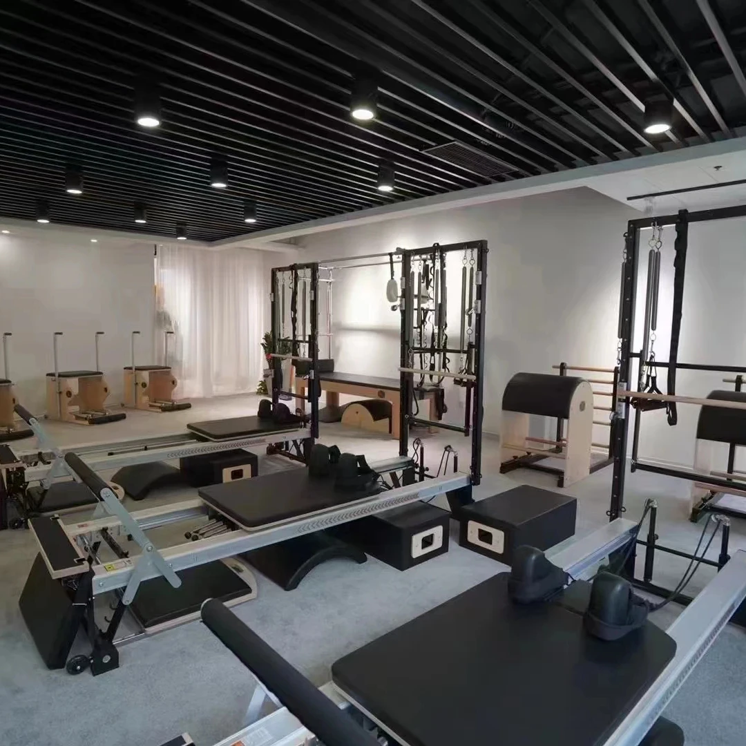 Custom Commercial High Quality Rehabilitation Equipment White aluminum pilates reformer tower