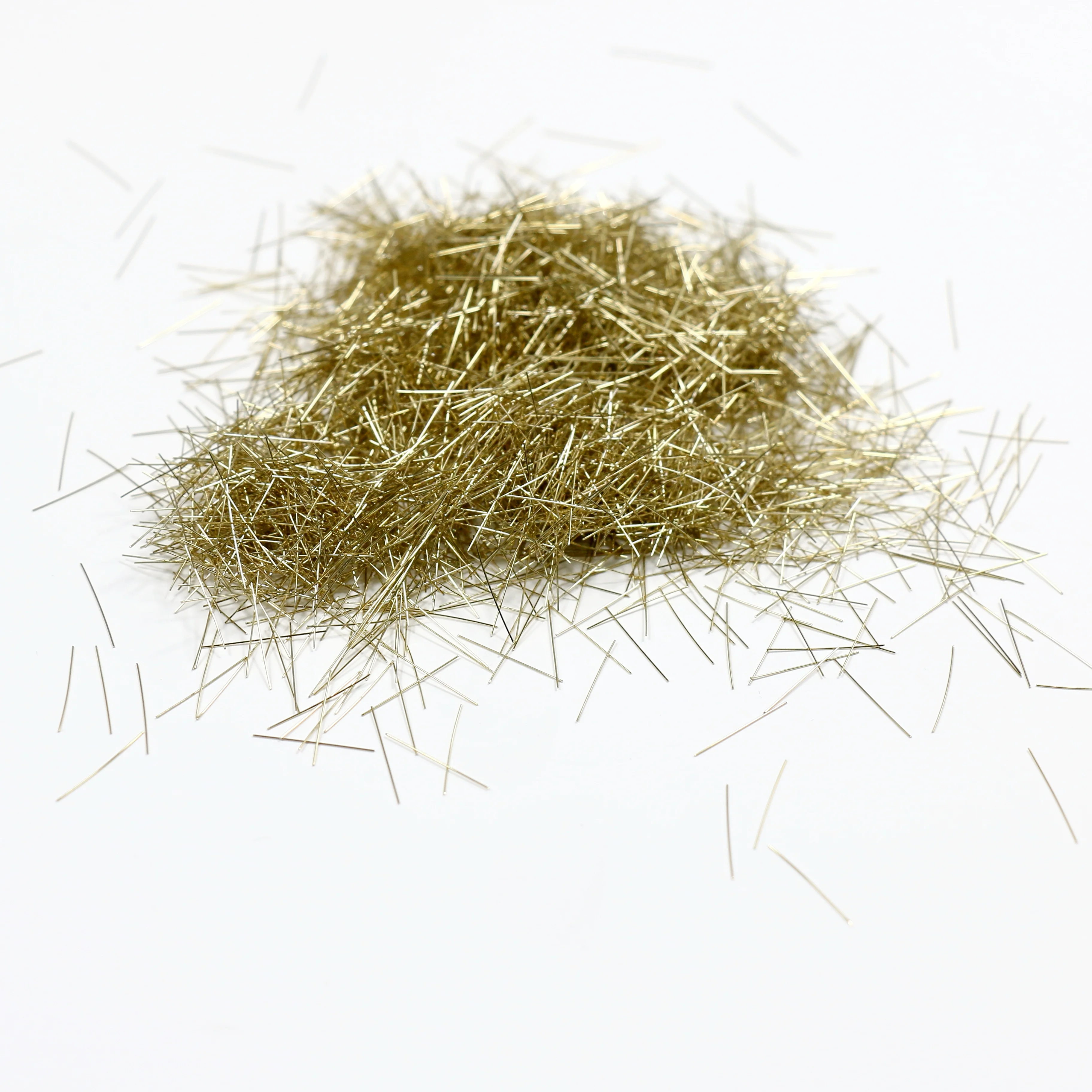 Micro Single Fold Steel Fiber Copper Coated For UHPC Building Materials Concrete Mortar New Research