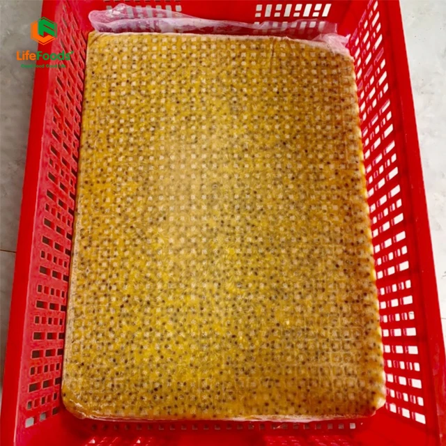 Packaging Feature Shelf Origin Type Life HACCP Flavor puree Frozen Passion Fruit Puree Lifefoods from Vietnam