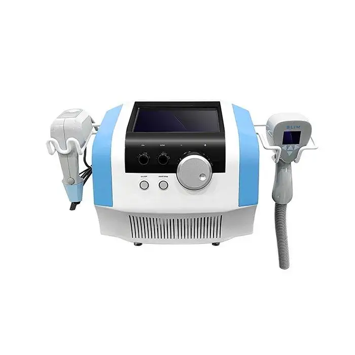 Portable rf 2 handles skin tightening Ultra 360 Face Lifting Body Slimming Monopolar RF Machine