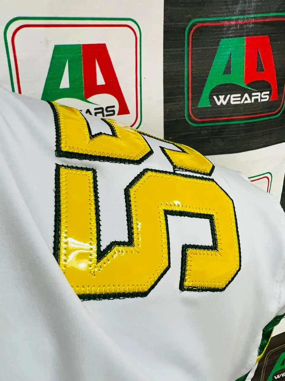 Pakistani Tackle Twill Chrome Leather  American Football Uniform Sublimation Embroidery Jersey Pant Socks Name Logo Number