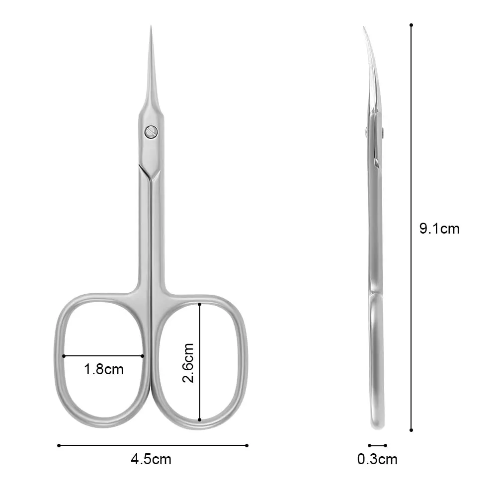 Профессиональные ножницы для кутикулы из нержавеющей стали высокого качества с индивидуальным логотипом от производителя по низкой цене
