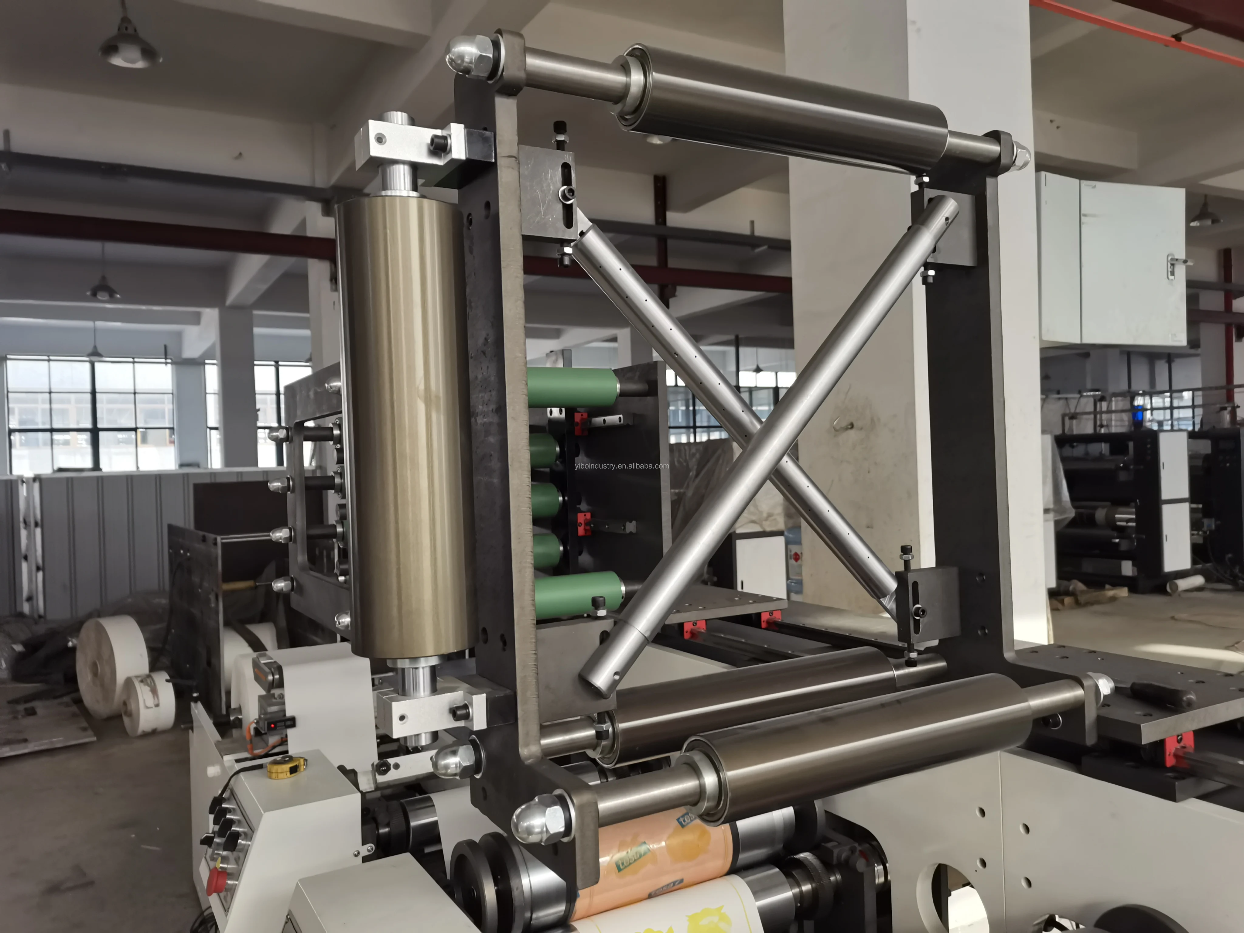 High Speed Foil PVC BOPP PE Label Paper CUP Plastic Film Bag 2 4 6 8 Colour Flexographic Flexo Printing Machine Price