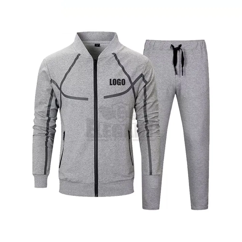 Zip up jacket tracksuits for men Sportswear Two Piece Zipper Style And Side Pockets For Men Wear Tracksuits By Elegant Sports
