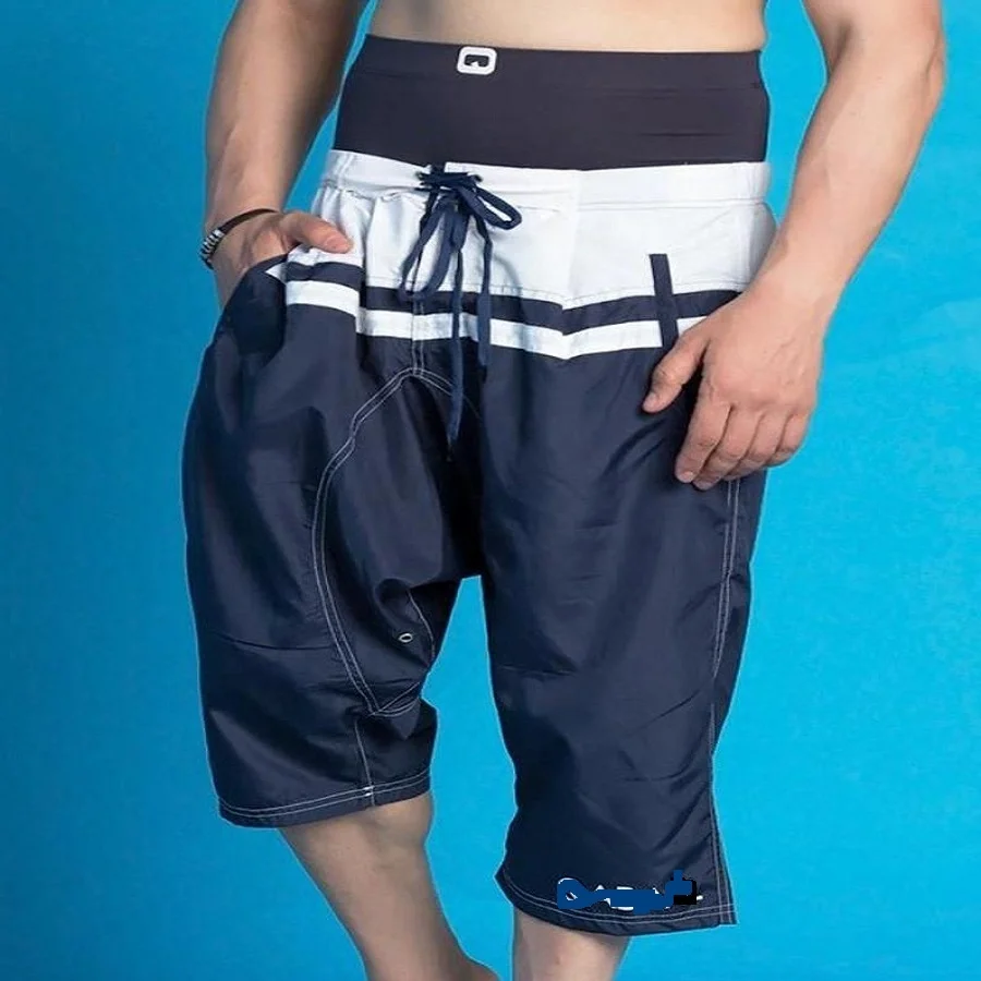 4 way stretch Islamic swim shorts halal board shorts dot pattern elastic waist with mesh lining swimwear swimsuit