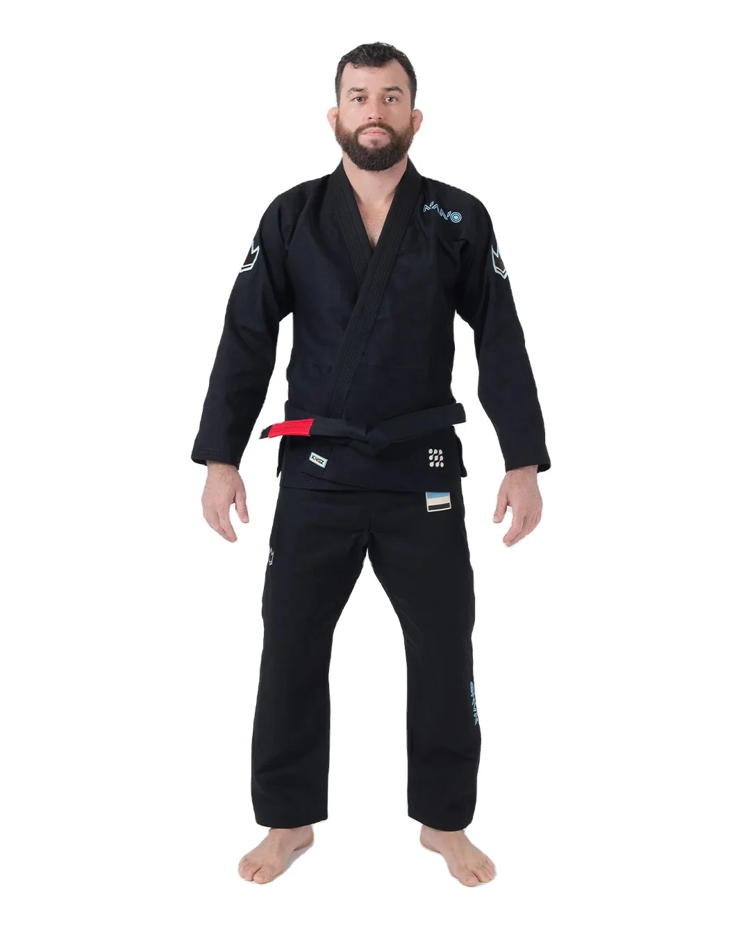 Жемчужная волна Мужская черная бразильская джиу-джитсу BJJ Gis 100% хлопок в 450 Gsm Kingz Bjj Gis кимоно униформа