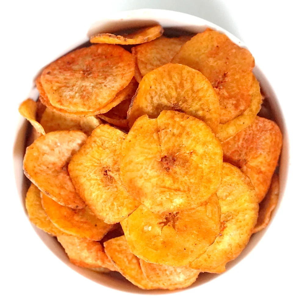 Freshly Picked Spicy Flavor Bananamia Chips 80g Fresh Crispy Dried Banana Fruit & Vegetable Snacks with Spicy Balado Flavour