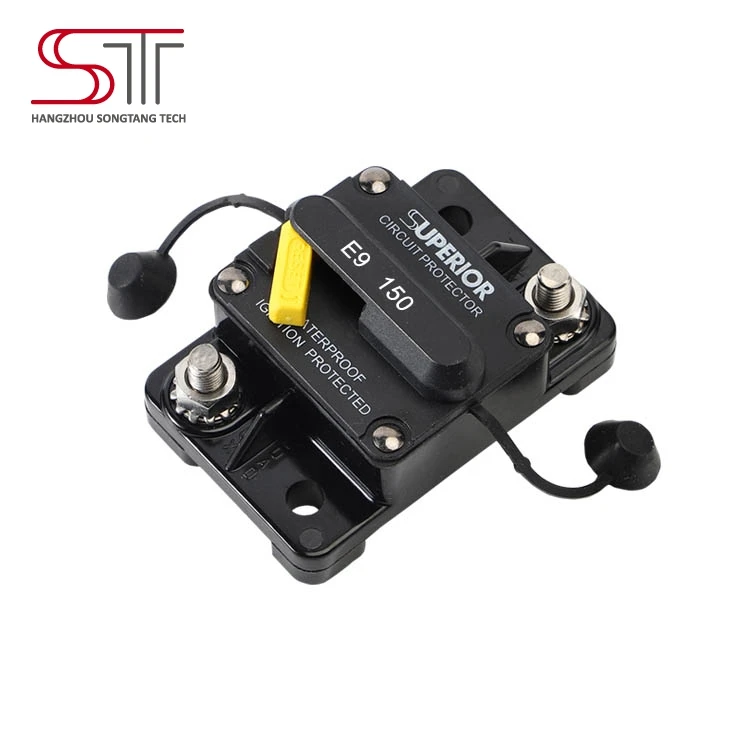 E98 150A manual reset switchable waterproof electrical car circuit breaker