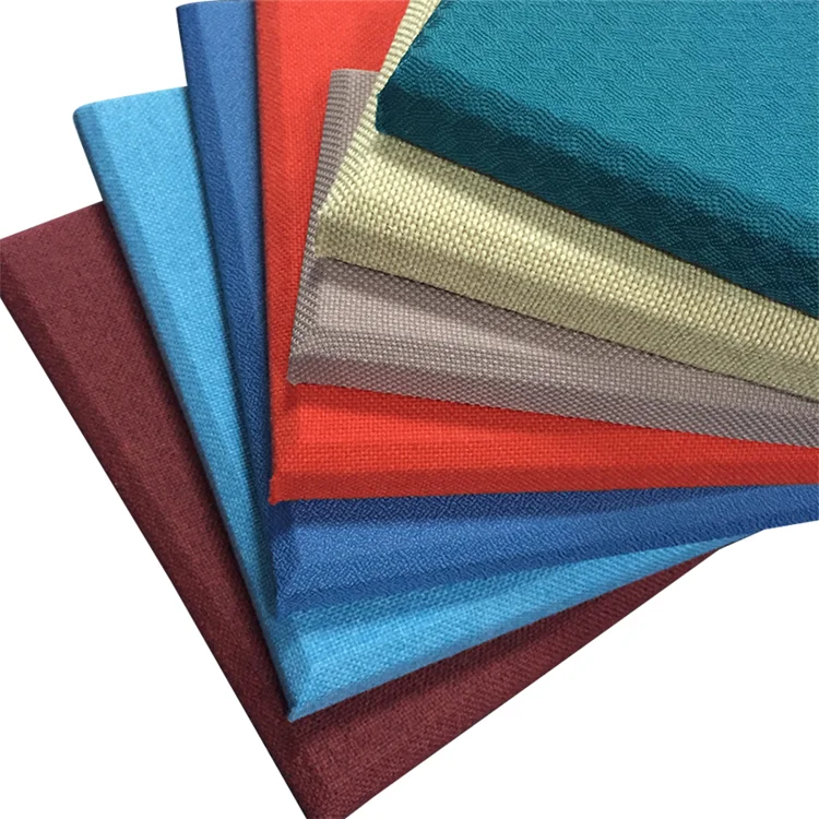 Soundproofing Fiberglass Wall Soundproof Hexagonal Sound Isolation Fabric Acoustic Panel