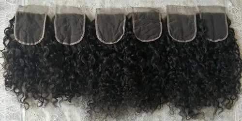 Raw Lace  Closure free Part With Baby Hair 4*4 Human Hair Swiss Lace Closure Bleached