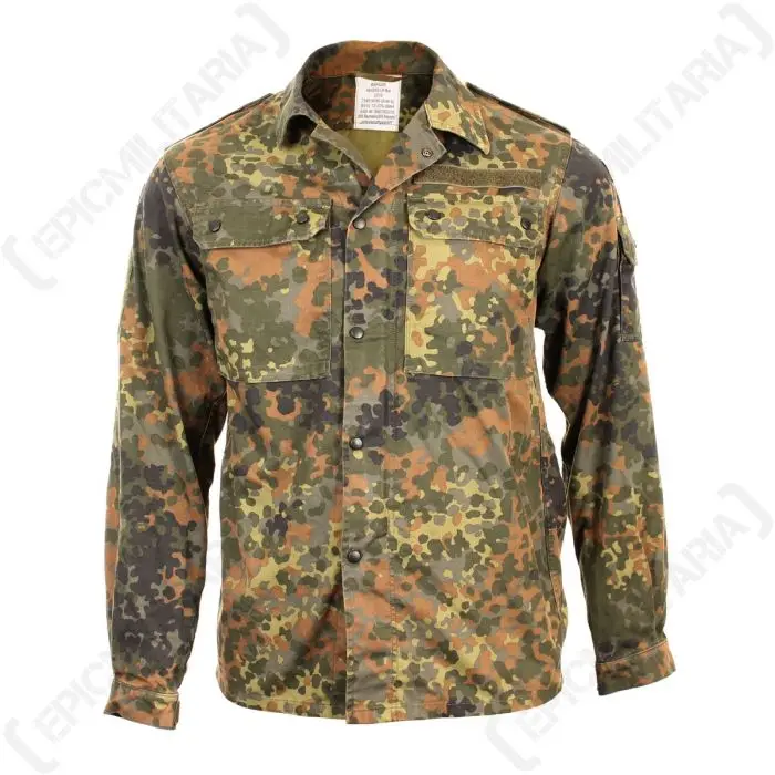 Factory ACU Uniform Flecktarn Germany Deutschland Tactical Camouflage Ripstop Uniform Suit