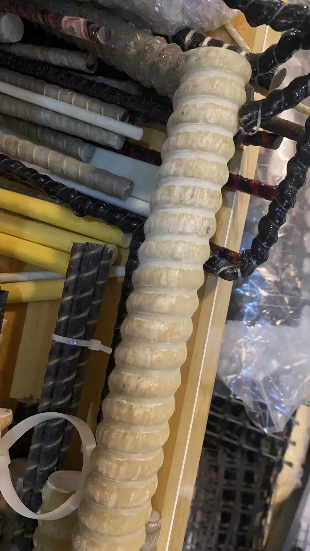 Fiberglass rod / Glass Fiber Rod corrugate Rebars