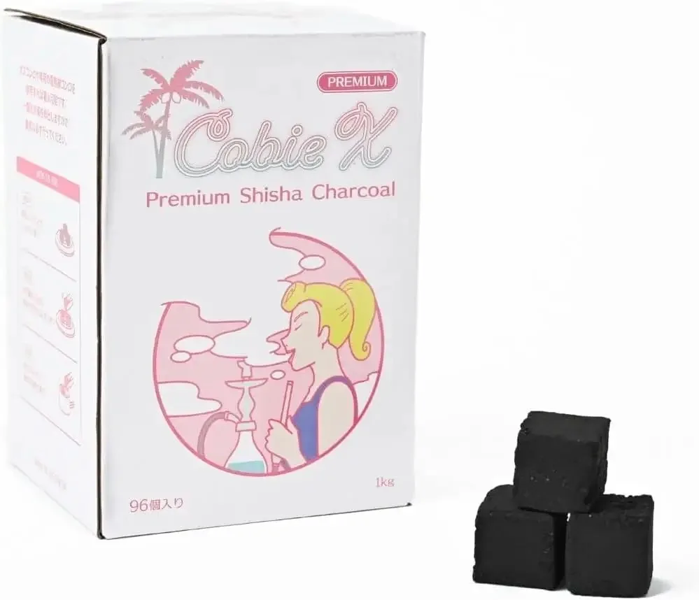 Premium Shisha Hookah Charcoal 100% All Natural Sustainable Coconut Shell Odorless