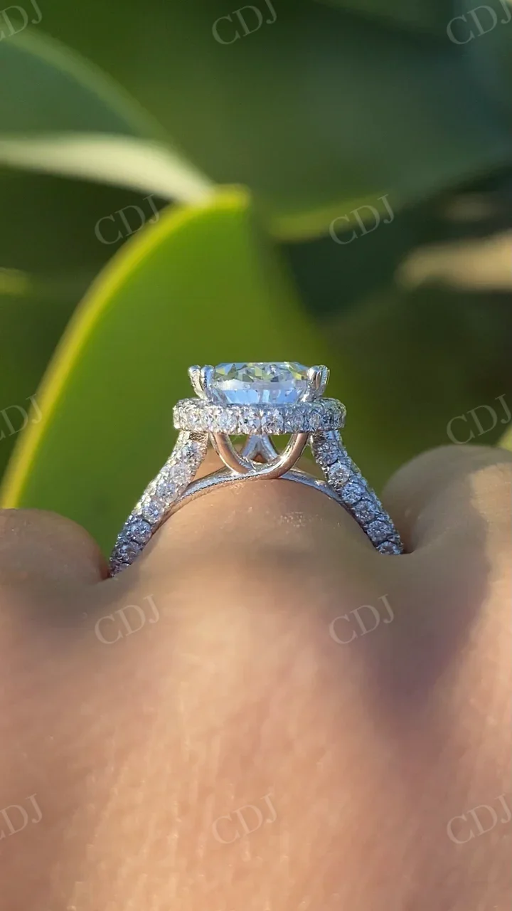 GRA Certified 2 Carat Pear Shape Moissanite Engagement Ring Antique Design Diamond Wedding Ring For Women Fashion Jewelry