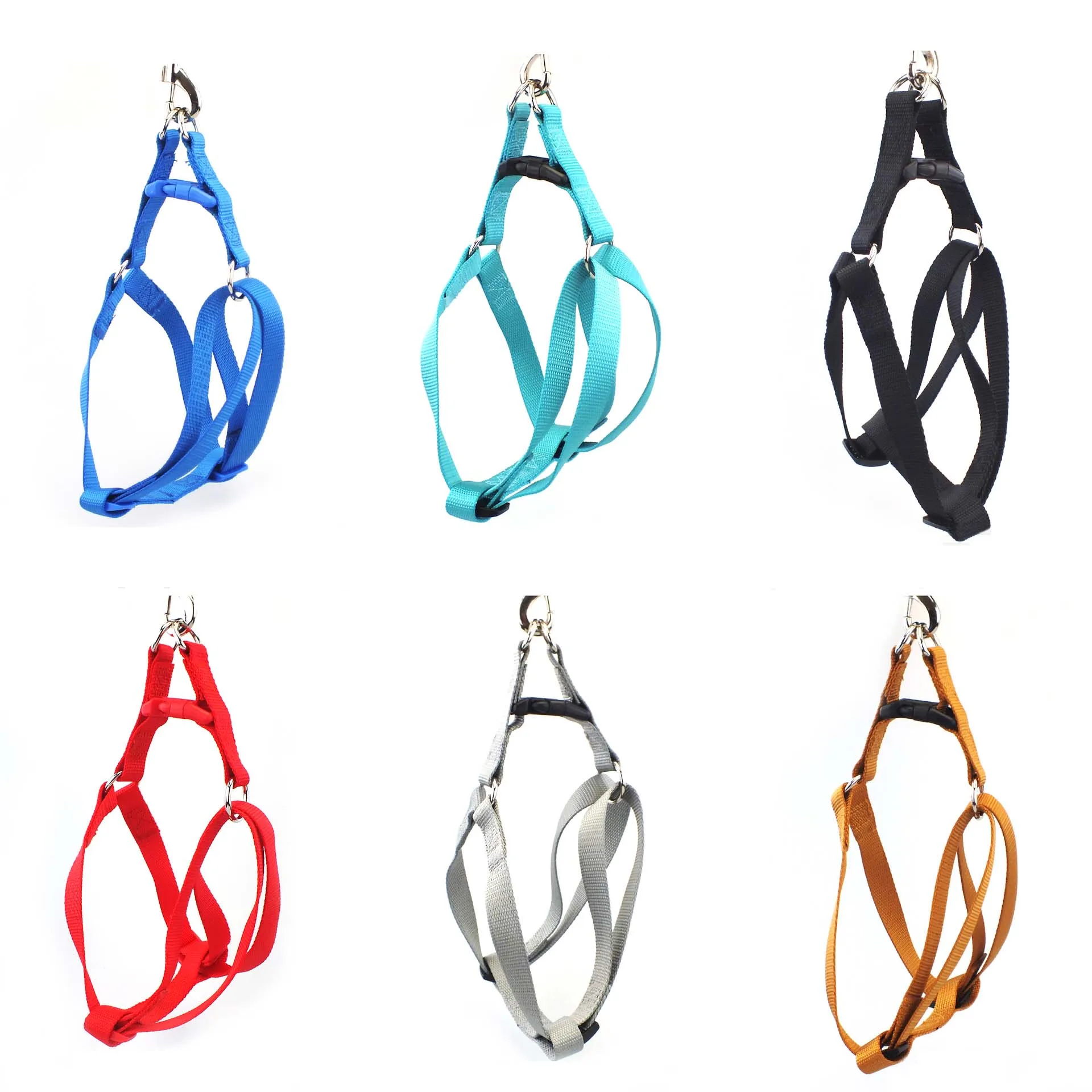 Low MOQ Oem Custom Leash Luxury Personalized Logo Adjustable Small And Middle Pet Blank Plain Nylon Dog Training Pet Collar