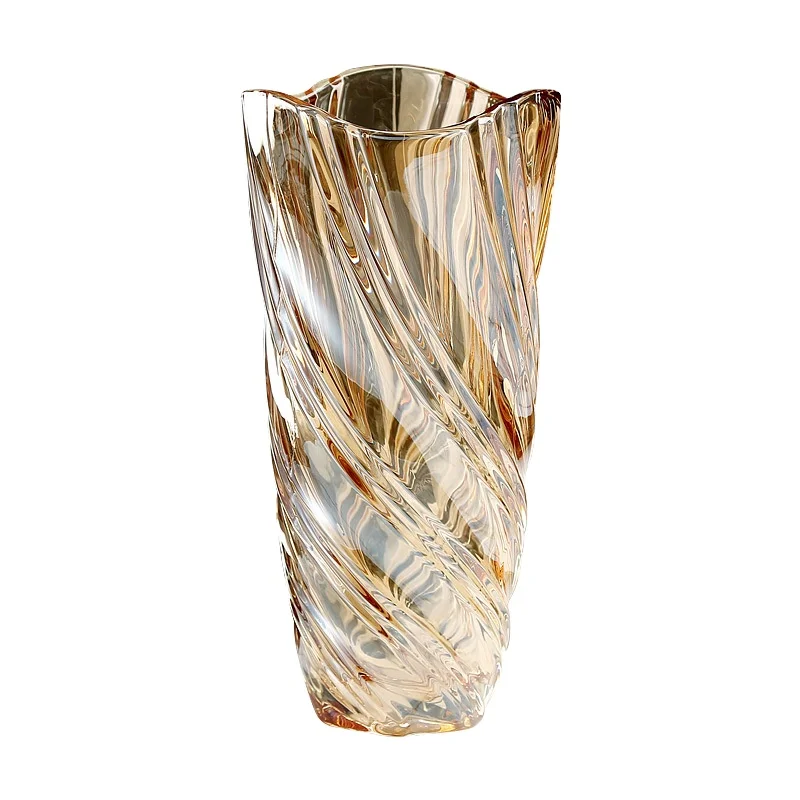 Wonder Colored Glass Vase Desktop Decoration Glass Vase Household Products Wedding Glass Vase Wholesale