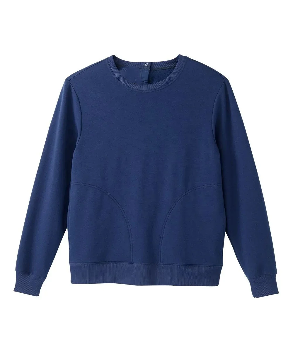 Bedridden Elderly Clothing Adult sweatshirt open back snap button Paralysis Bedridden Patient Care Clothes Easy to Wear Off