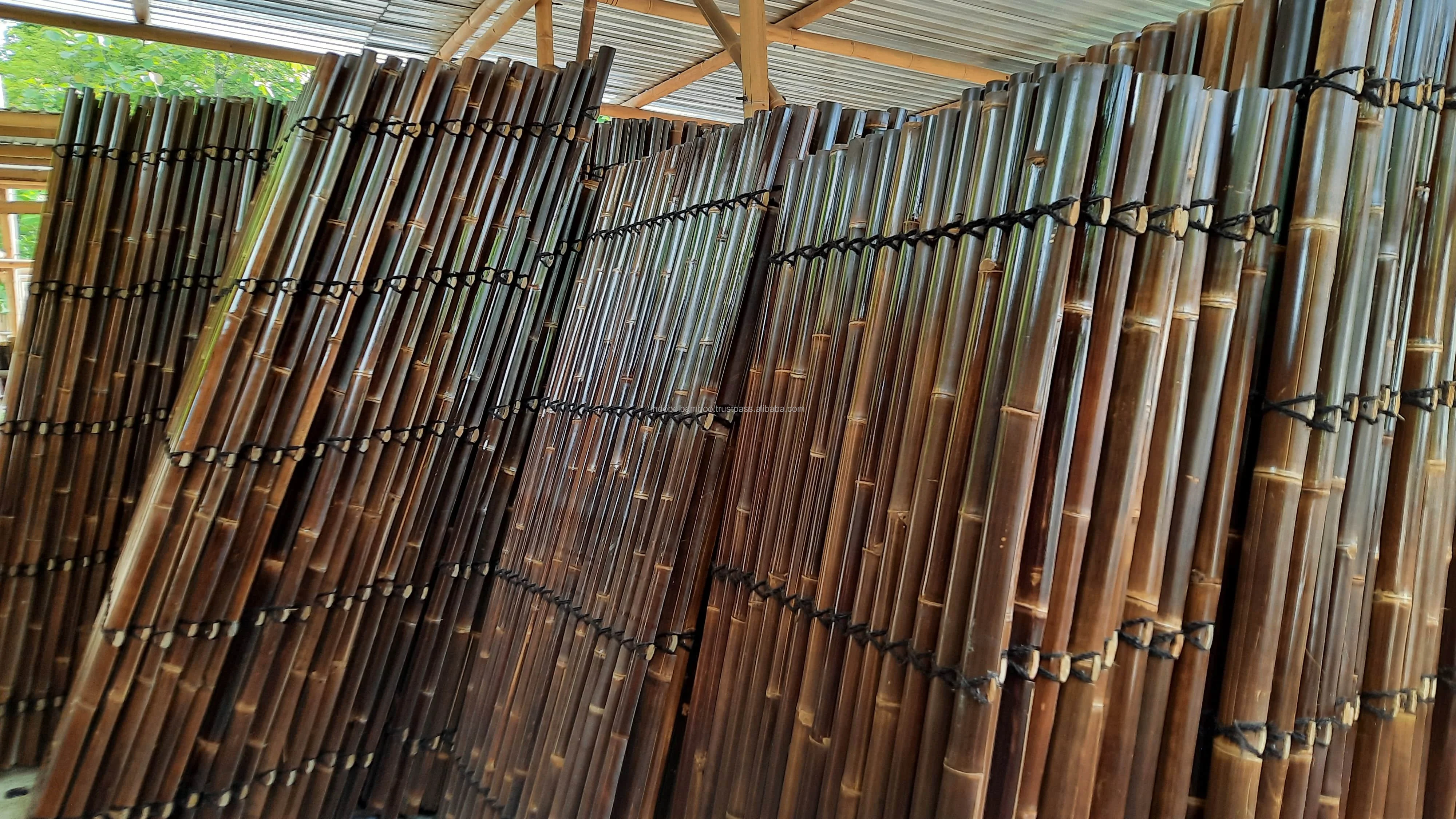 Wholesale High Quality Black Bamboo Half 180x100cm Factory Bamboo Fence