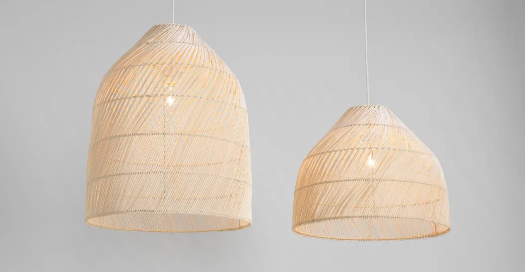 Handwoven Natural Rattan Lamp Shade Covers Indoor Bamboo Chandeliers Home Decor Living Room Asian Pendant Lights Wicker Style